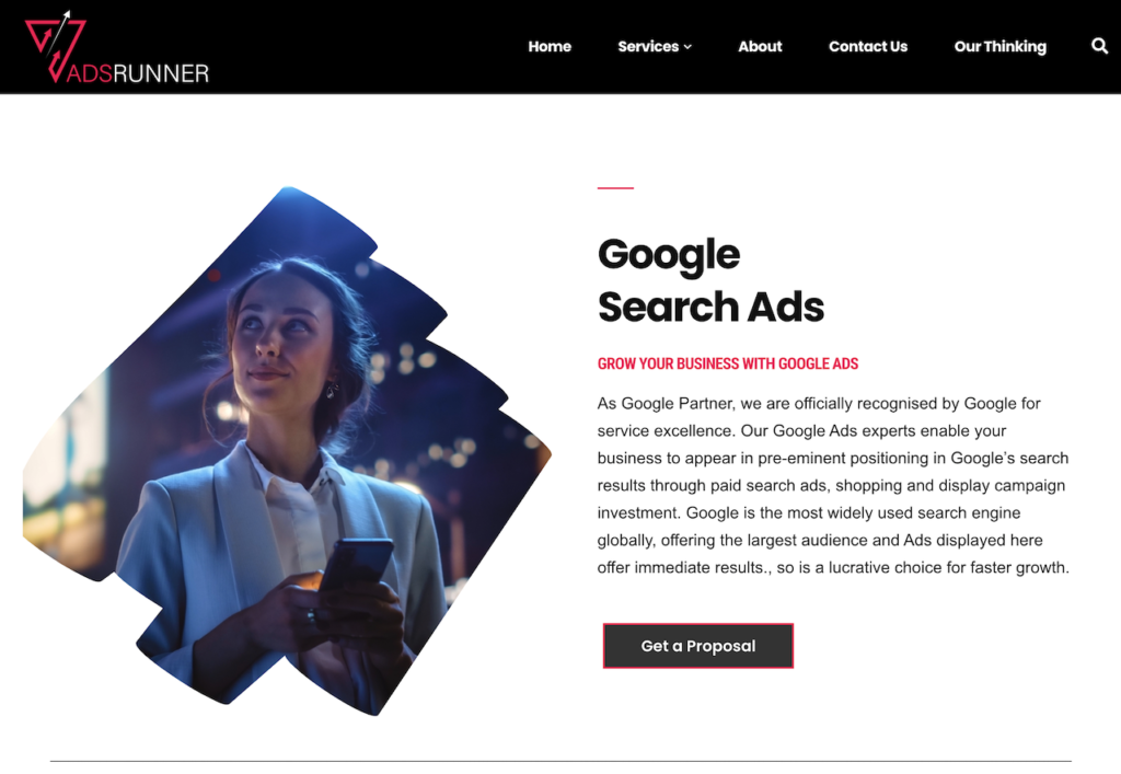 ADSRUNNER Best Google Ad Agency